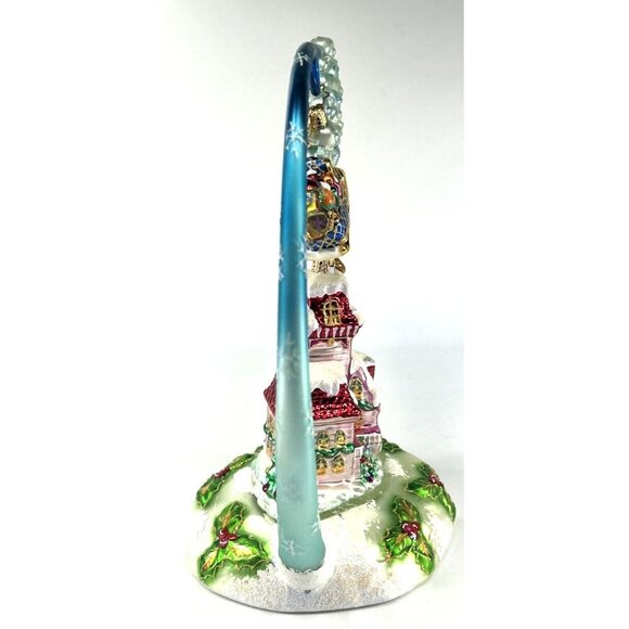 Christopher Radko Midnight Magic Ornament Set 3 Piece Flying Santa Christmas 9" - Picture 6 of 14